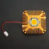 55mm Aluminum Heatsink with 12V Fan for 10W Led and Graphic Cards