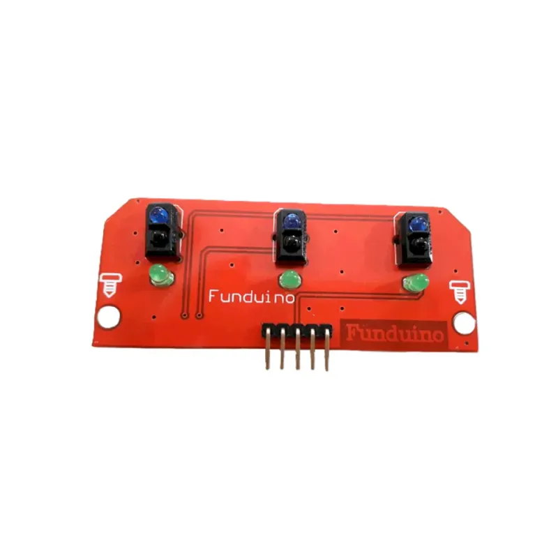 3 Channel Infrared Line Tracker Sensor Module - RED