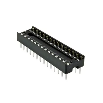 IC Socket 2x14 - DIP 28-Pin Integrated Circuit IC Socket 2x14 - DIP 28-Pin Integrated Circuit