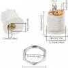 DC Power Jack for Panel 5.5 x 2.1 mm Female - White DC Power Jack for Panel 5.5 x 2.1 mm Female - White