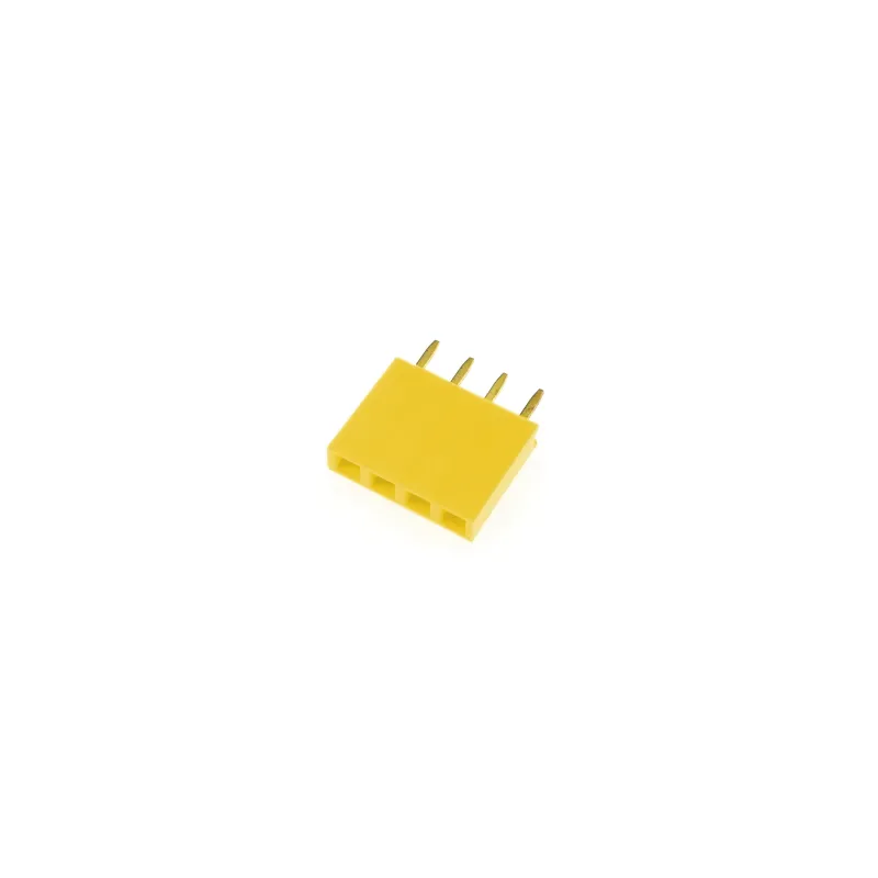 1x4 Pin Header 2.54mm Yellow - Female 1x4 Pin Header 2.54mm Yellow - Female