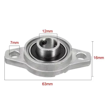 KFL12 12mm Cast Iron Bearing Housing KFL12 12mm Cast Iron Bearing Housing