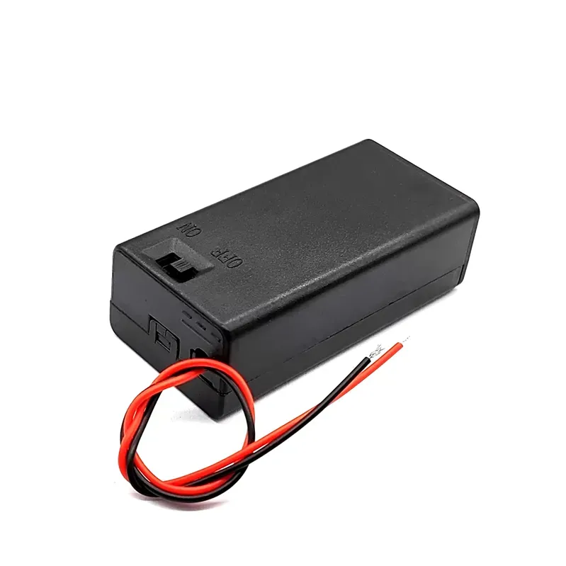 9V Boxed Battery Holder with Switch