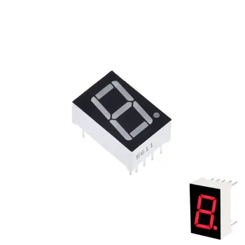 14mm 7-Segment 1 Digit Display Common Anode 5611BS - RED 14mm 7-Segment 1 Digit Display Common Anode 5611BS - RED