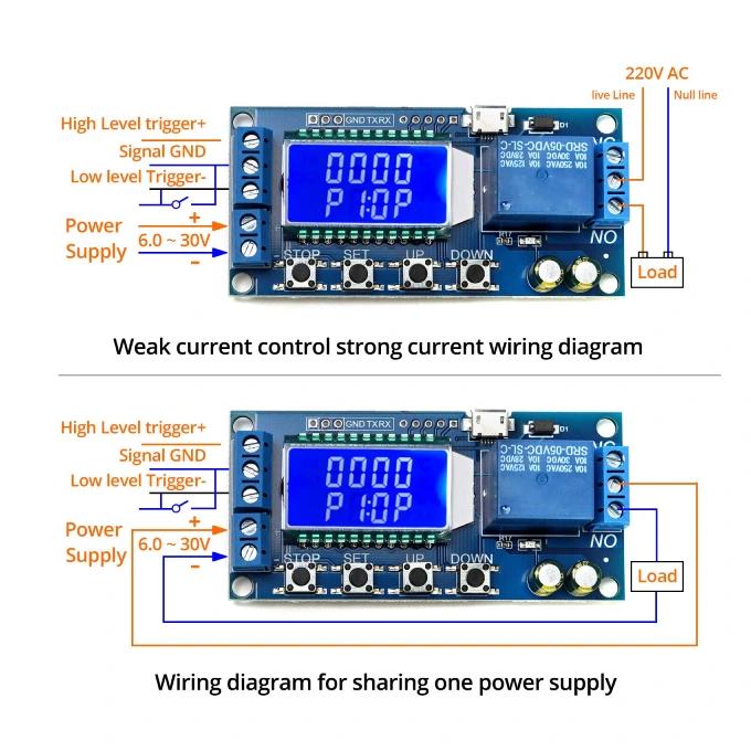 Timer Relay Module XY-LJ02 Timer Relay Module XY-LJ02