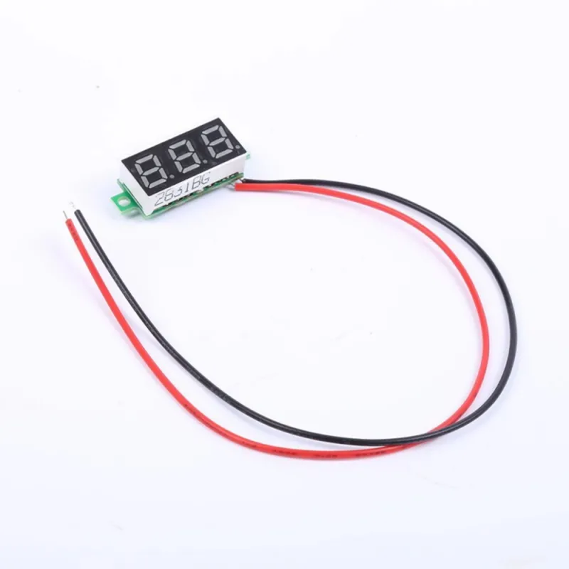 0.28 Inch 2-Wire DC 5V-30V Mini Voltmetru Digital - Roșu 0.28 Inch 2-Wire DC 5V-30V Mini Voltmetru Digital - Roșu