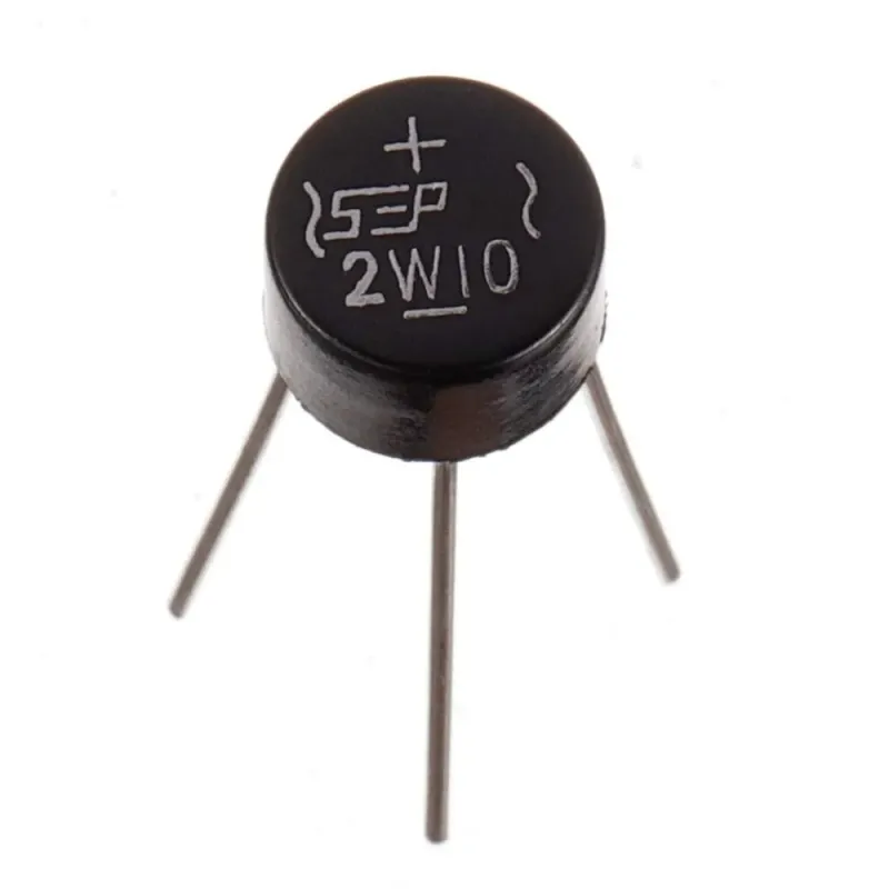 2W10 Bridge Rectifier Diode – 2.5A 1000V Round Case