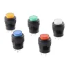 Led Lamp Momentary Push Button Switch 16mm 250V 3A R16-503 - GREEN