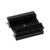 TO-247 Radiator Pentru Tranzistor 38x34x12mm Aluminiu - Negru