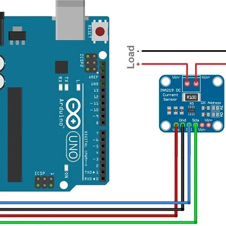Modul Senzor de Curent bi-direcțional I2C INA219 Modul Senzor de Curent bi-direcțional I2C INA219