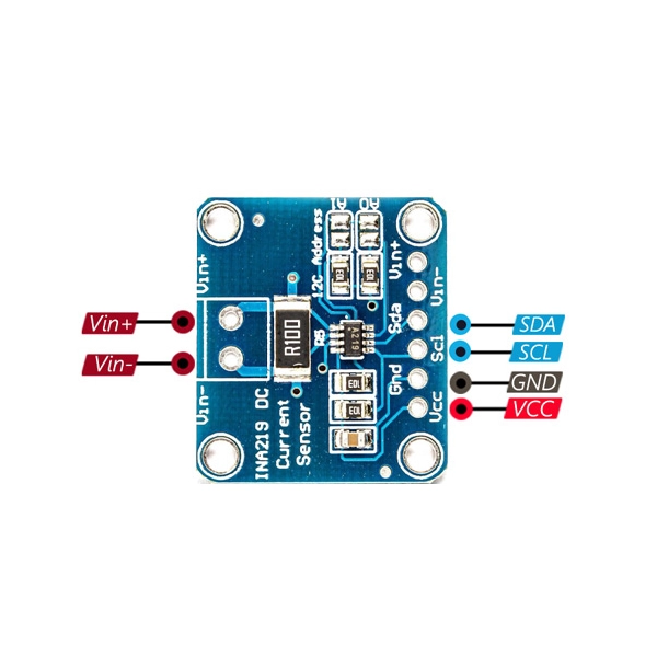 Modul Senzor de Curent bi-direcțional I2C INA219 Modul Senzor de Curent bi-direcțional I2C INA219