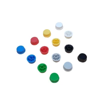 A24 Buton Rotund Tactil Push Button Switch Cap - YELLOW A24 Buton Rotund Tactil Push Button Switch Cap - YELLOW