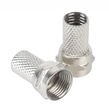 RG6 F Type Cable Connector for TV Satellite Antenna RG6 F Type Cable Connector for TV Satellite Antenna