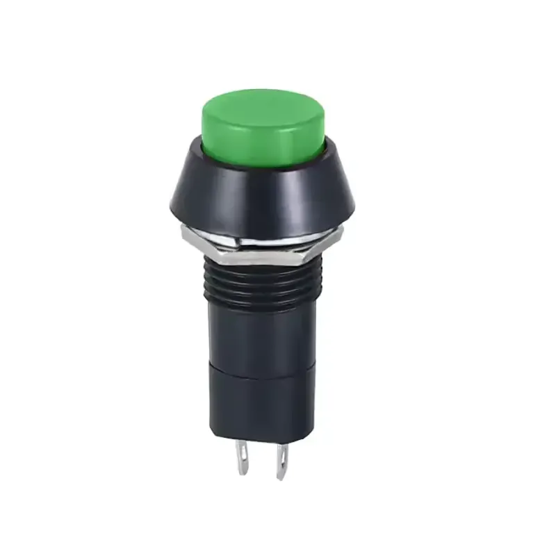 Buton de 12 mm Momentan ON-OFF 3A PBS-11B - VERDE