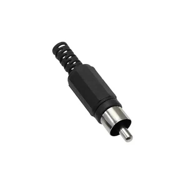 Adaptor RCA Conector Audio Video - Negru
