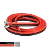 22 AWG 2 Conductor Parallel Flexible Silicone Wire Cable Red-Black -1 Meter