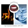22 AWG 2 Conductor Parallel Flexible Silicone Wire Cable Red-Black -1 Meter