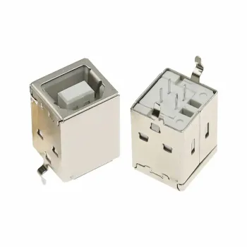 USB-B Type 180 Degree Female Solder Jack Connector USB-B Type 180 Degree Female Solder Jack Connector