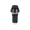 Buton de 12 mm cu Blocare ON-OFF 3A PBS-11A - NEGRU