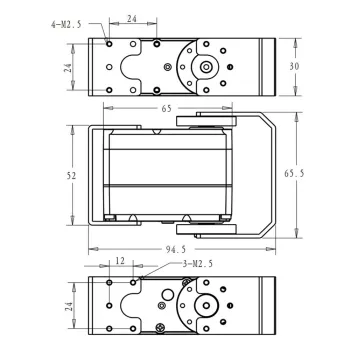 RDS51160 Servo Motor 160kg 180 Degree RDS51160 Servo Motor 160kg 180 Degree