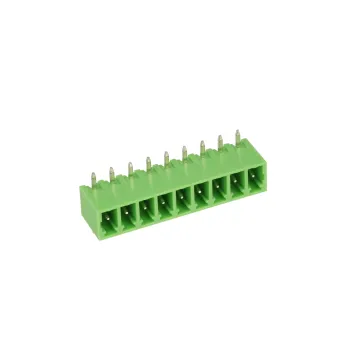 3.81mm Straight 9 Pin 90C Terminal Block Connector - Male 3.81mm Straight 9 Pin 90C Terminal Block Connector - Male