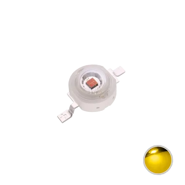 LED de Putere 1W Galben 580-585nm LED de Putere 1W Galben 580-585nm