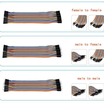 20cm 40-Pin Male-to-Male Jumper Cables 20cm 40-Pin Male-to-Male Jumper Cables