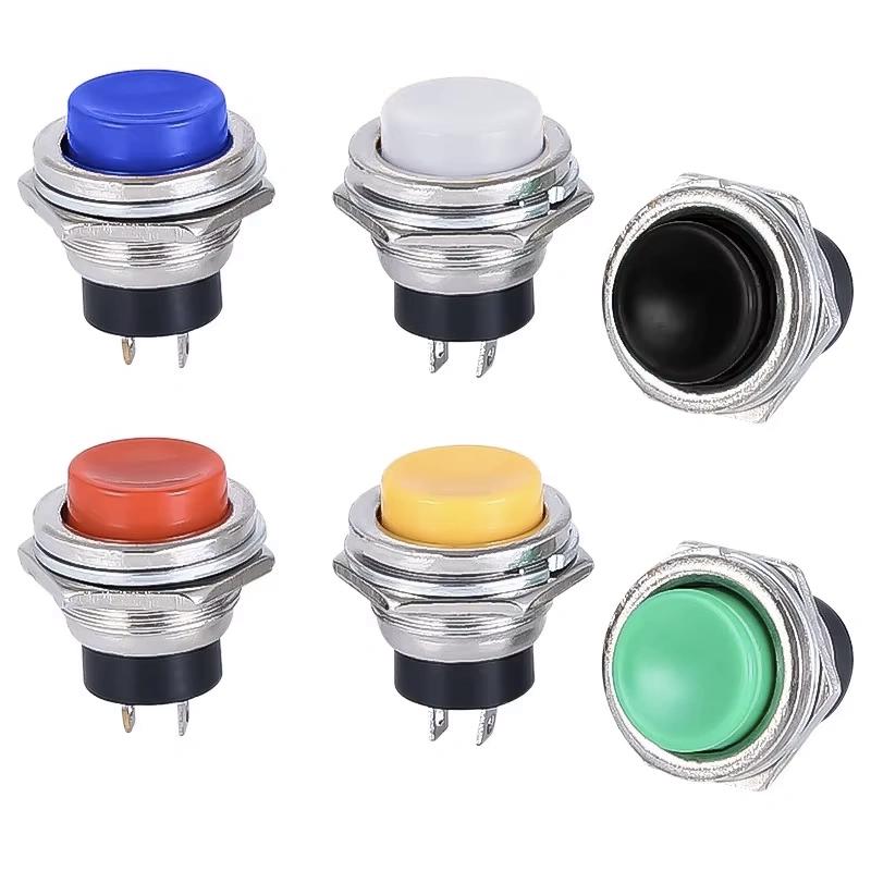 Buton de 16 mm ON-OFF Momentan 2A PBS-26B - BLUE Buton de 16 mm ON-OFF Momentan 2A PBS-26B - BLUE