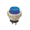 Buton de 16 mm ON-OFF Momentan 2A PBS-26B - BLUE