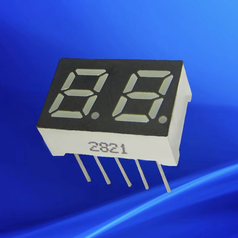 7mm 7-Segment 2 Digit Display Common Anode 2821BS - RED 7mm 7-Segment 2 Digit Display Common Anode 2821BS - RED