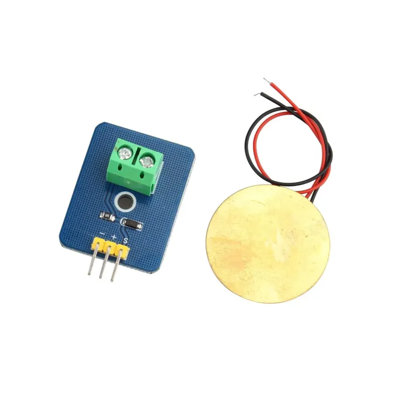 Piezoceramic Vibration Sensor Module – Analog Shock Detection for Arduino