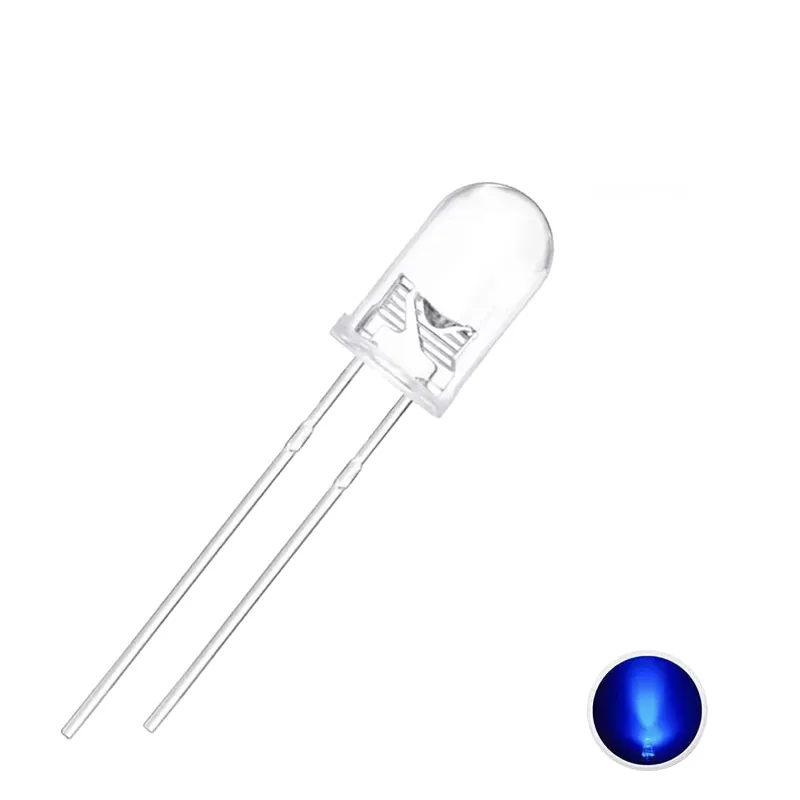 Led 5mm Transparent Blue