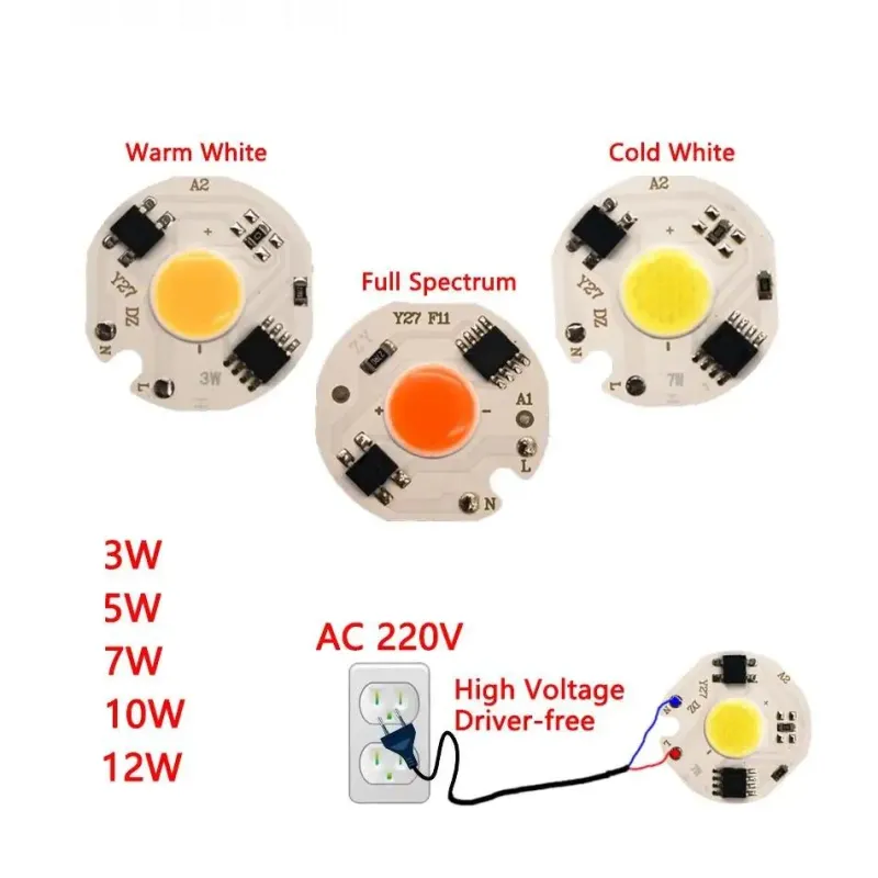 220V 5W Power Led Board Modul IP65 Y27 6000-6500K White 220V 5W Power Led Board Modul IP65 Y27 6000-6500K White