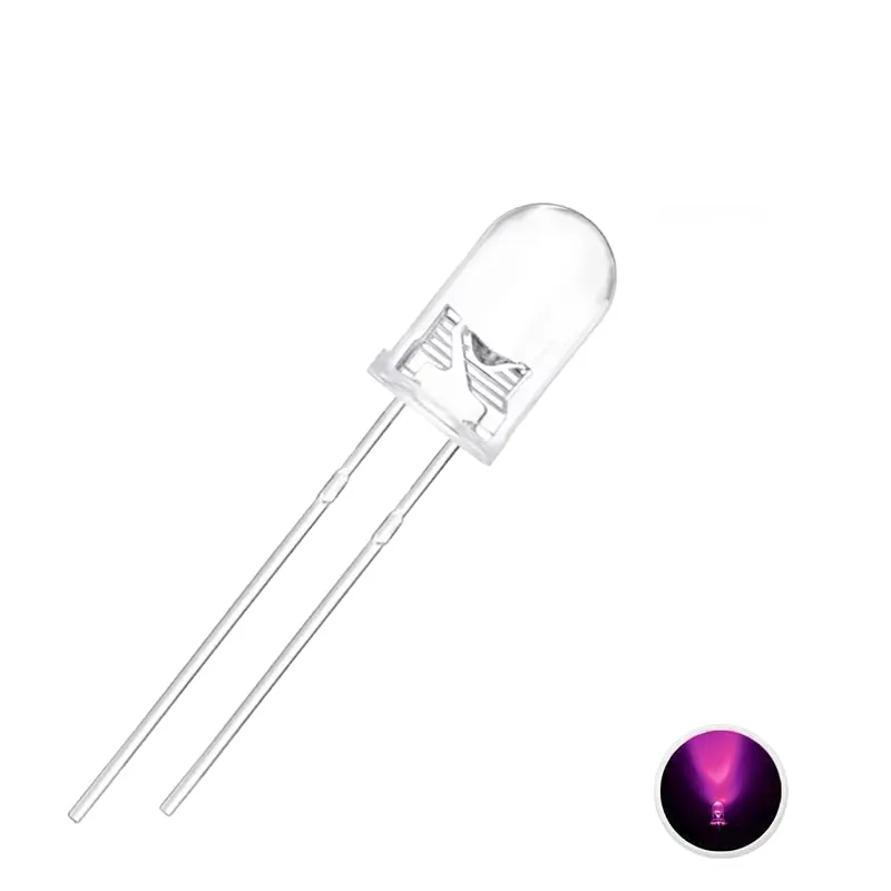 Led 5mm Transparent Pink