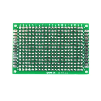 4x6cm Dual-Faced Perfboard PCB Board 4x6cm Dual-Faced Perfboard PCB Board