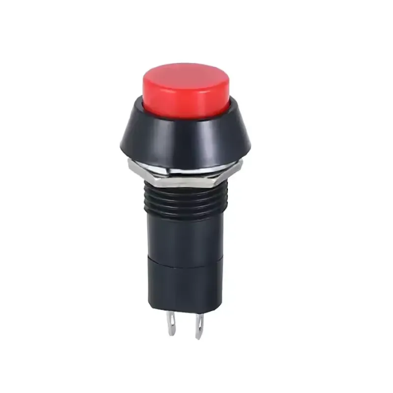 Buton de 12 mm Momentan ON-OFF 3A PBS-11B - ROȘU