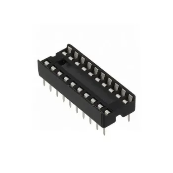 IC Socket 2x10 - DIP 20-Pin Integrated Circuit IC Socket 2x10 - DIP 20-Pin Integrated Circuit