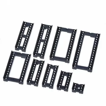 IC Socket 2x10 - DIP 20-Pin Integrated Circuit IC Socket 2x10 - DIP 20-Pin Integrated Circuit