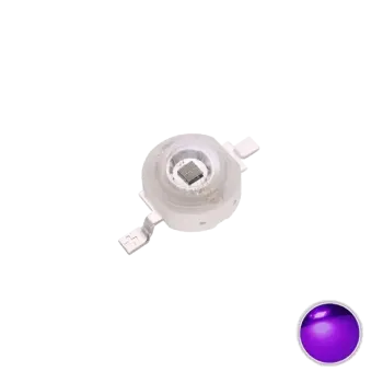 1W Power LED PURPLE - UV 395-400nm 1W Power LED PURPLE - UV 395-400nm