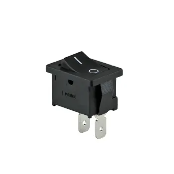 Comutator Basculant SPST 21x15 mm - Negru Comutator Basculant SPST 21x15 mm - Negru