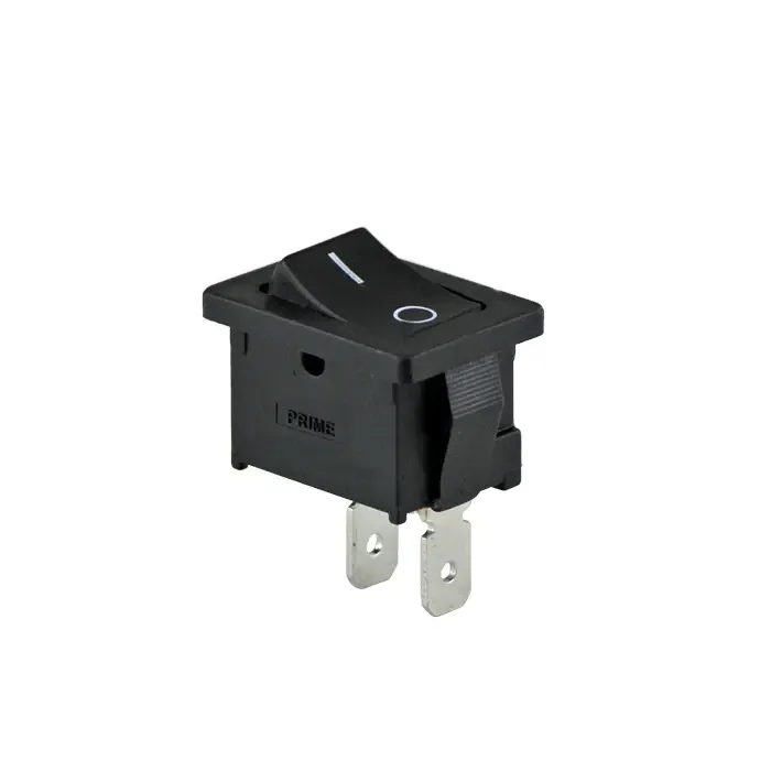 Rocker Switch SPST 21x15 mm - Black