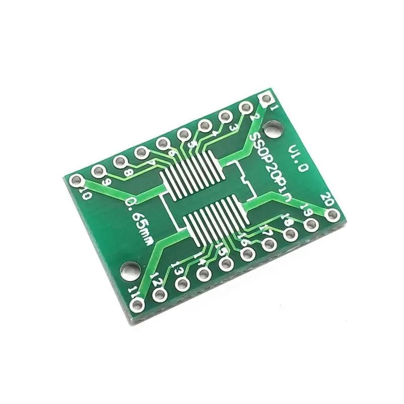 Convertor SOP-20 la DIP-20 Placă Adaptoare SMD la DIP Convertor SOP-20 la DIP-20 Placă Adaptoare SMD la DIP