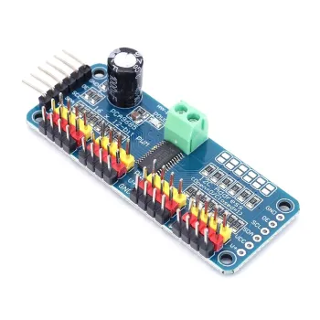 PCA9685 16-Channel I2C Interface 12-Bit PWM Servo Motor Driver Board PCA9685 16-Channel I2C Interface 12-Bit PWM Servo Motor Driver Board