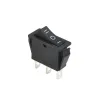 KCD3-103 Rocker Switch SPDT ON-OFF- ON 250V 15A 3 Ways - Black