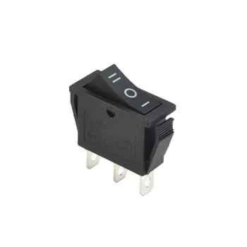 KCD3-103 Comutator Basculant SPDT ON-OFF- ON 250V 15A 3 Căi - Negru KCD3-103 Comutator Basculant SPDT ON-OFF- ON 250V 15A 3 Căi - Negru