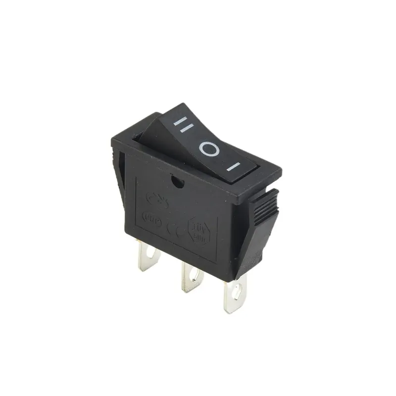 KCD3-103 Rocker Switch SPDT ON-OFF- ON 250V 15A 3 Ways - Black