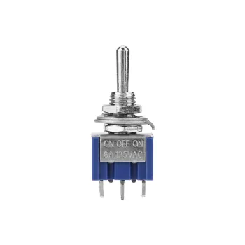 MTS-103 Toggle Switch 250V 3A SPDT ON-OFF-ON MTS-103 Toggle Switch 250V 3A SPDT ON-OFF-ON