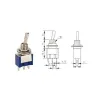 MTS-103 Toggle Switch 250V 3A SPDT ON-OFF-ON