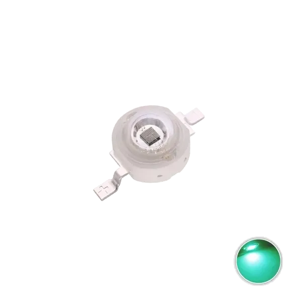 Led de Putere 1W TURCOAZ 500 - 510nm